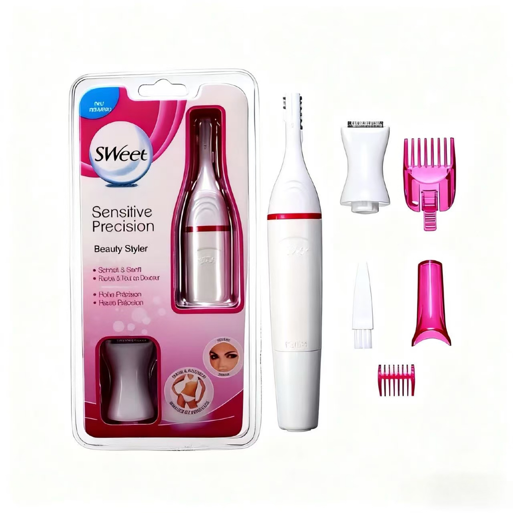 Aparador Depilador Elétrico 5 em 1 – Indolor, Para Pernas, Axilas e Área Íntima, Uso Feminino e Masculino em Oferta na Shopee