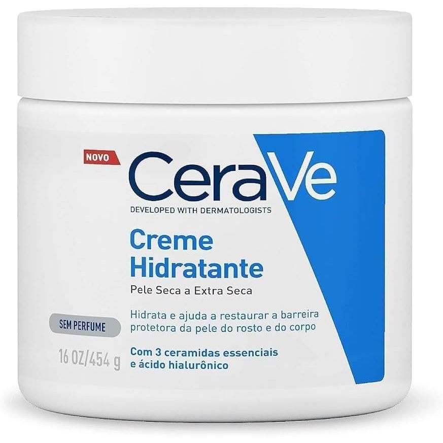 Cr Hid Corporal CeraVe Pele Seca/Extra Seca Sem Perfume 454g em Oferta na Shopee