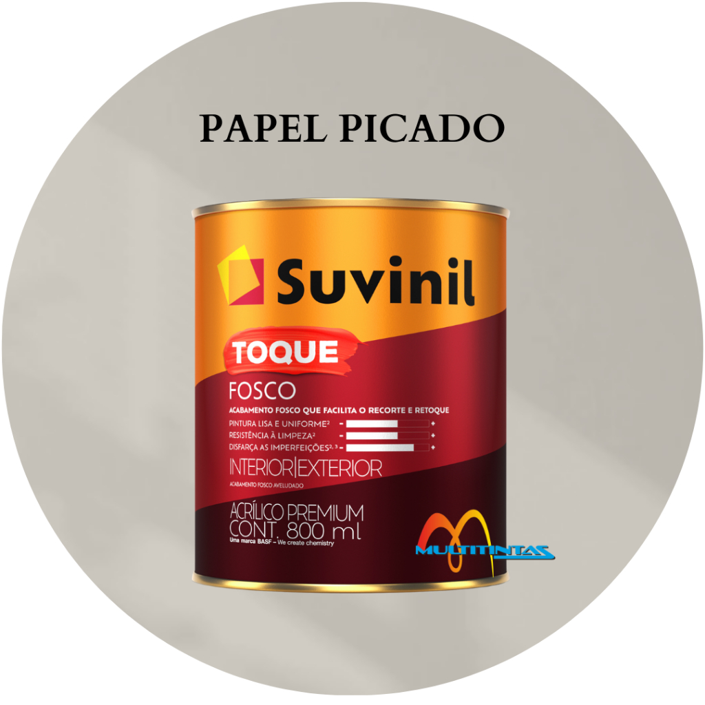 Tinta Acrílica 800ml Cor Papel Picado Toque Fosco Suvinil em Oferta na Shopee