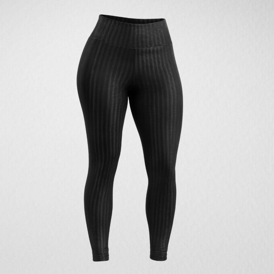 Calça Legging Poliamida 3D Feminina Fitness Elasticidade Modelagem Firme Academia