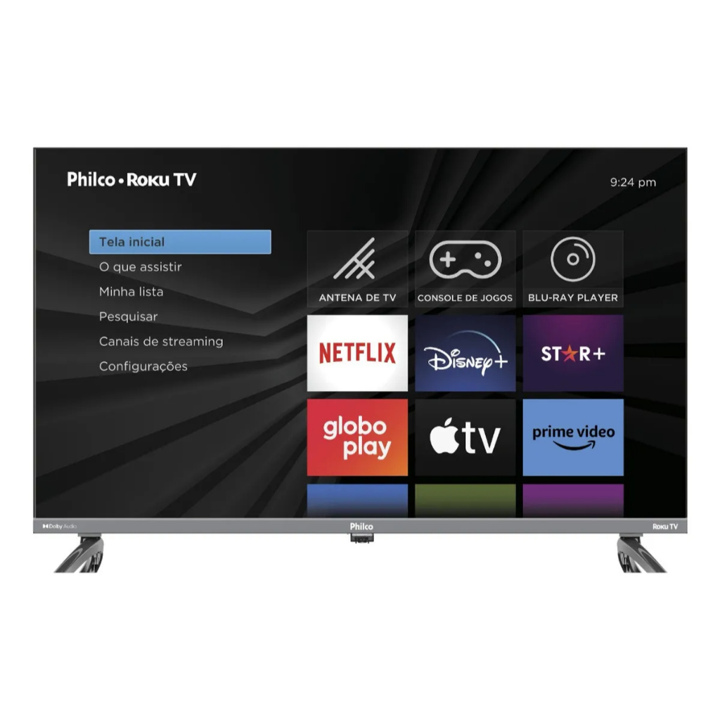 Imagem Smart Tv 32'' Philco Ptv32k34rkgb Roku Tv Led Wi-fi Hdmi Usb