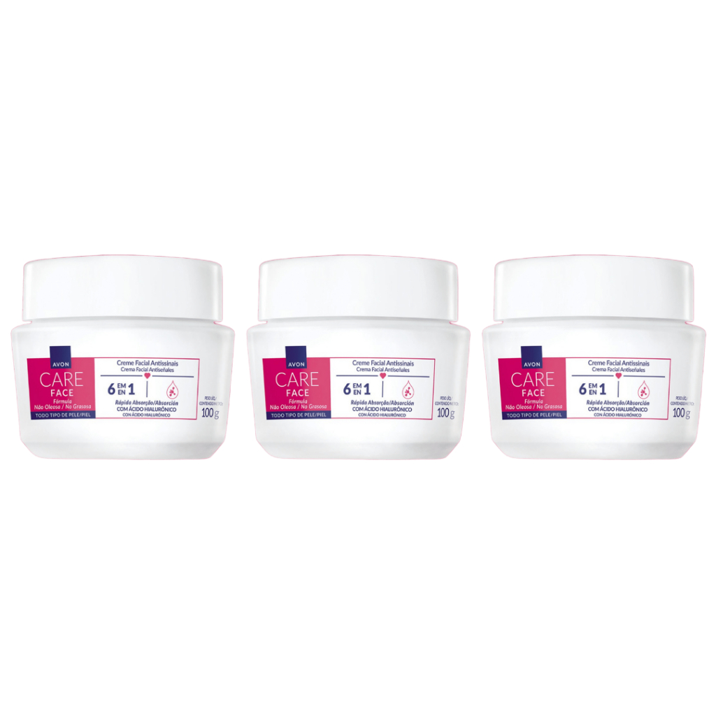 Creme Facial Antissinais Avon Care 100g em Oferta na Shopee