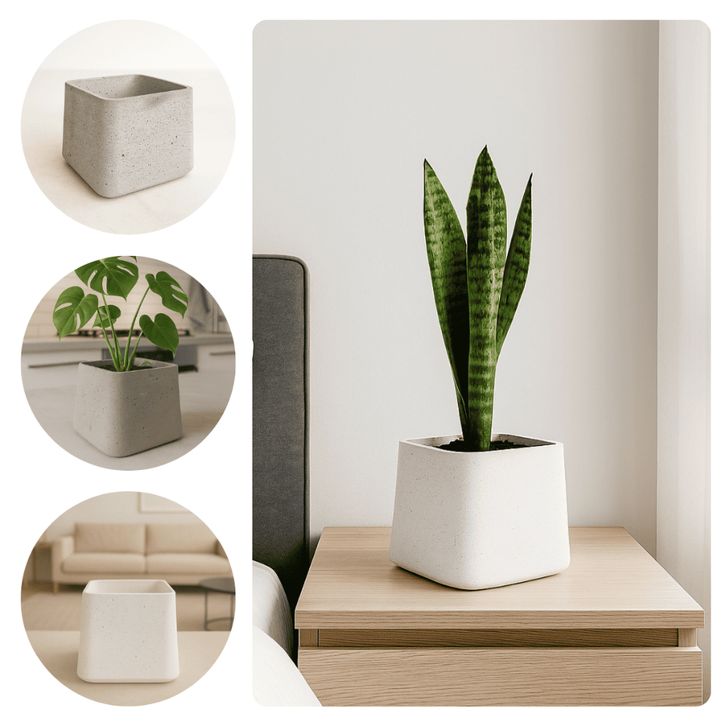 Plantador Cachepot Vaso para Plantas BAUZ Grande Jardim Sala