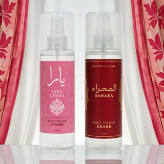 ✨ Kit Body Splash Árabe – Iara Layali & Sahara | 200ml ✨ em Oferta na Shopee
