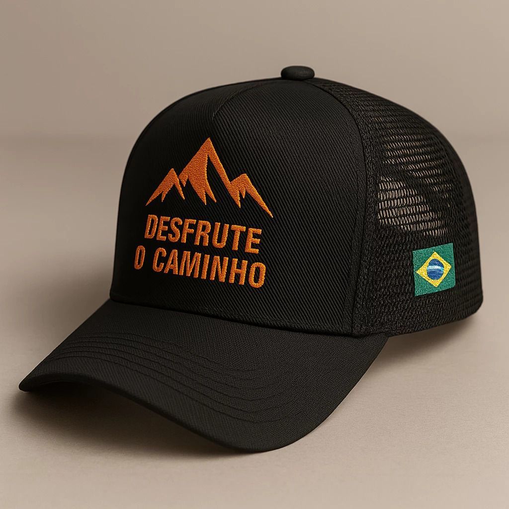 Boné Desfrute O Caminho Premium Confortavel de Telinha Para Quem Carrega Fé e Estilo em Oferta na Shopee