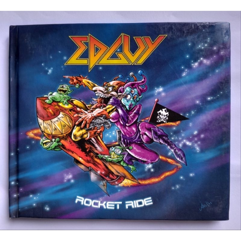 CD EDGUY - ROCKET RIDE - DIGIBOOK - 1 MÚSICA BÔNUS.
