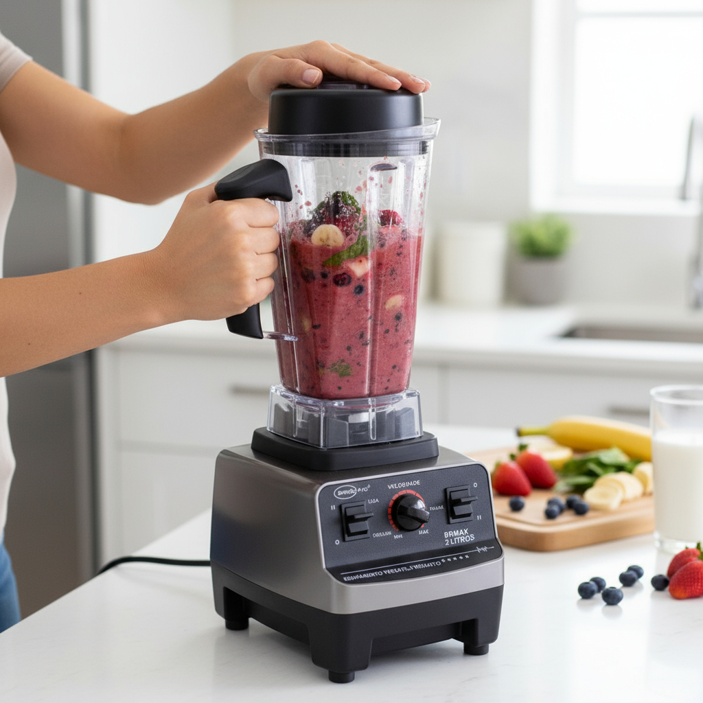 Liquidificador para Smoothies 1800w Blender Potente 2 Litros 220v - Suco Vitamina Milk Shake Sorvete