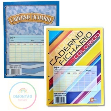 Bloco De Fichário Branco 96 Folhas Maxima em Oferta na Shopee