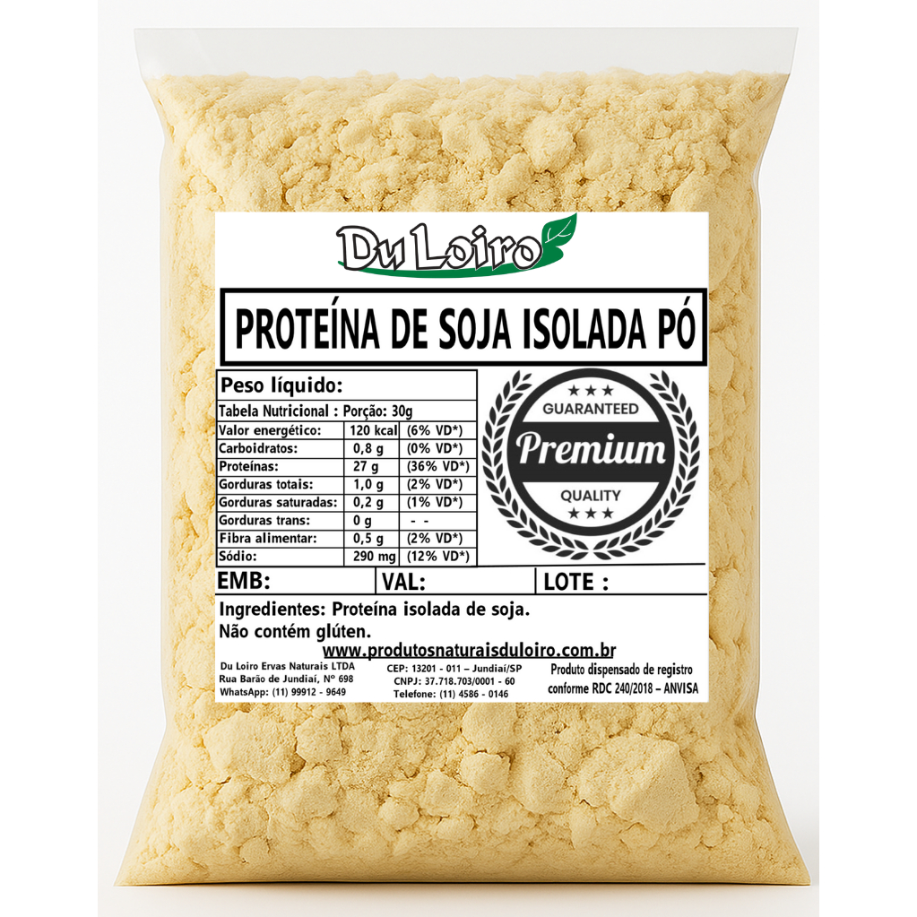 Proteína de Soja Isolada Premium – 90% de Proteína Vegetal