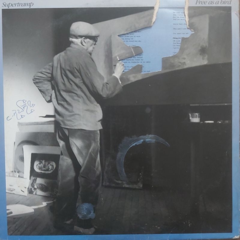 Lp Supertramp - Free As A Bird (encarte)