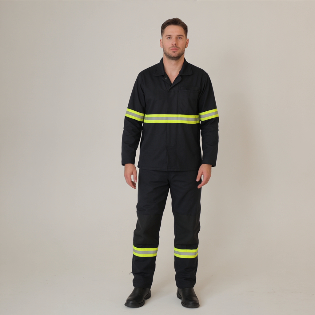 Conjunto Camisa E Calça Uniforme Trabalho Refletiva P M G Gg Xg Cores