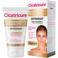Protetor Solar Cicatricure Antissinais FPS 50 Efeito Matte com 40g