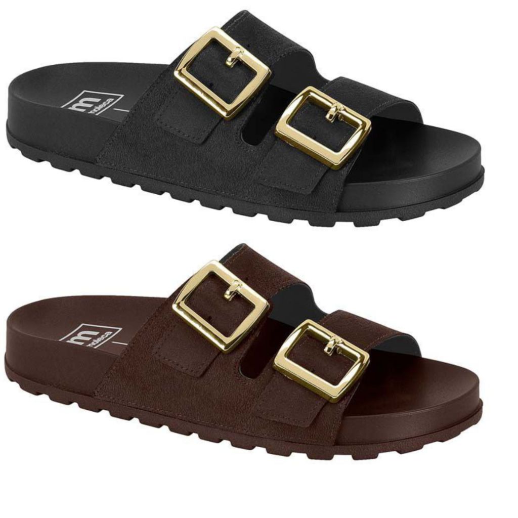 Sandália Feminina Moleca Birken Slide Tamanco Confortável Original