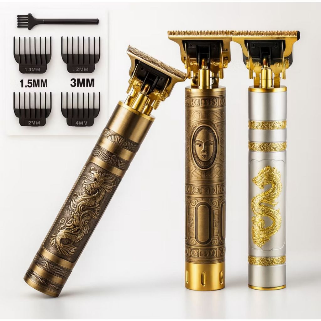 Máquina De Cortar Cabelo Aparelho Barbeador Elétrico Para Fazer Barba Cortador USB Profissional