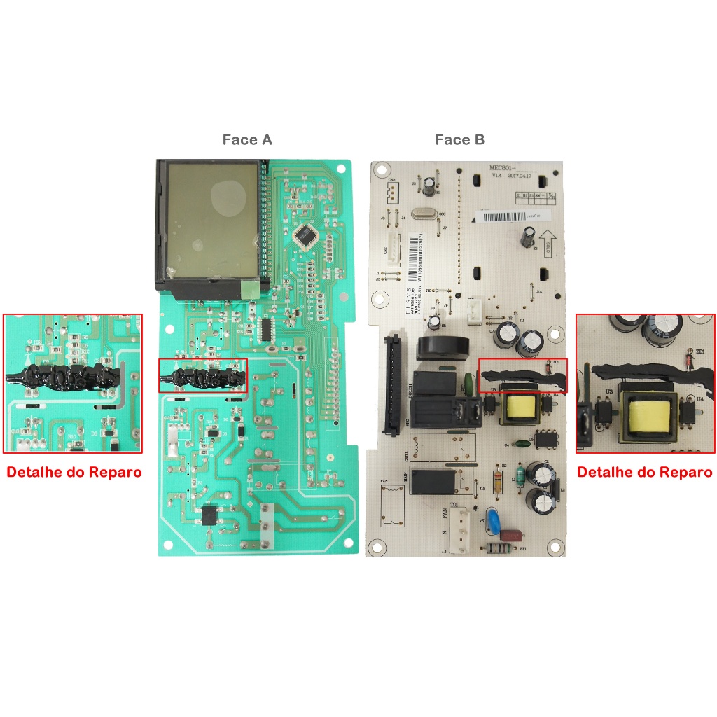 Placa Microondas Brastemp Bms45 W11086108 220v Recuperada