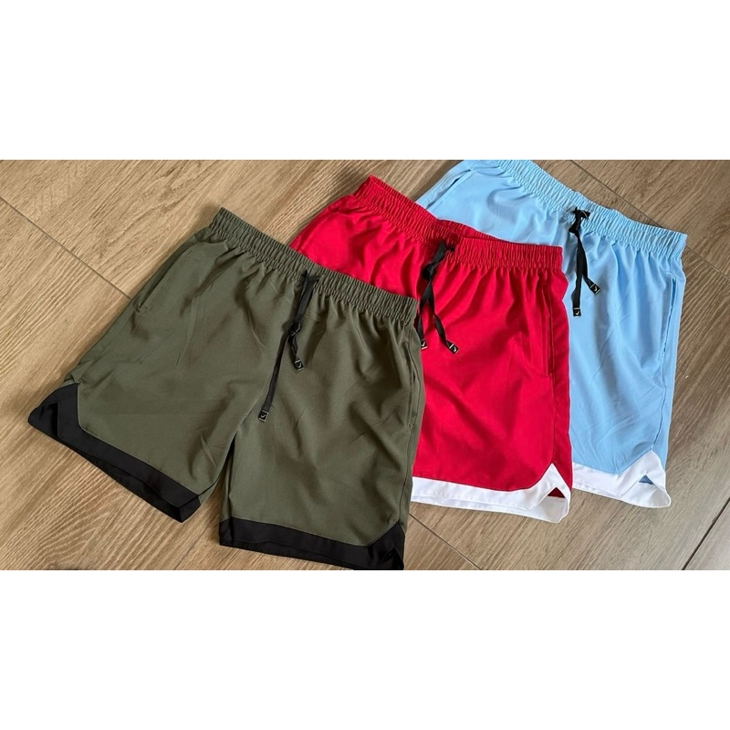 Shorts Masculino Tactel Academia Treino Esportivo Verão Praia