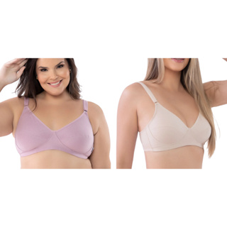 Del Rio Sutiã Algodão Reforçado Malha Areia Make Tamanho 42 44 46 48 50 52 54 em Oferta na Shopee