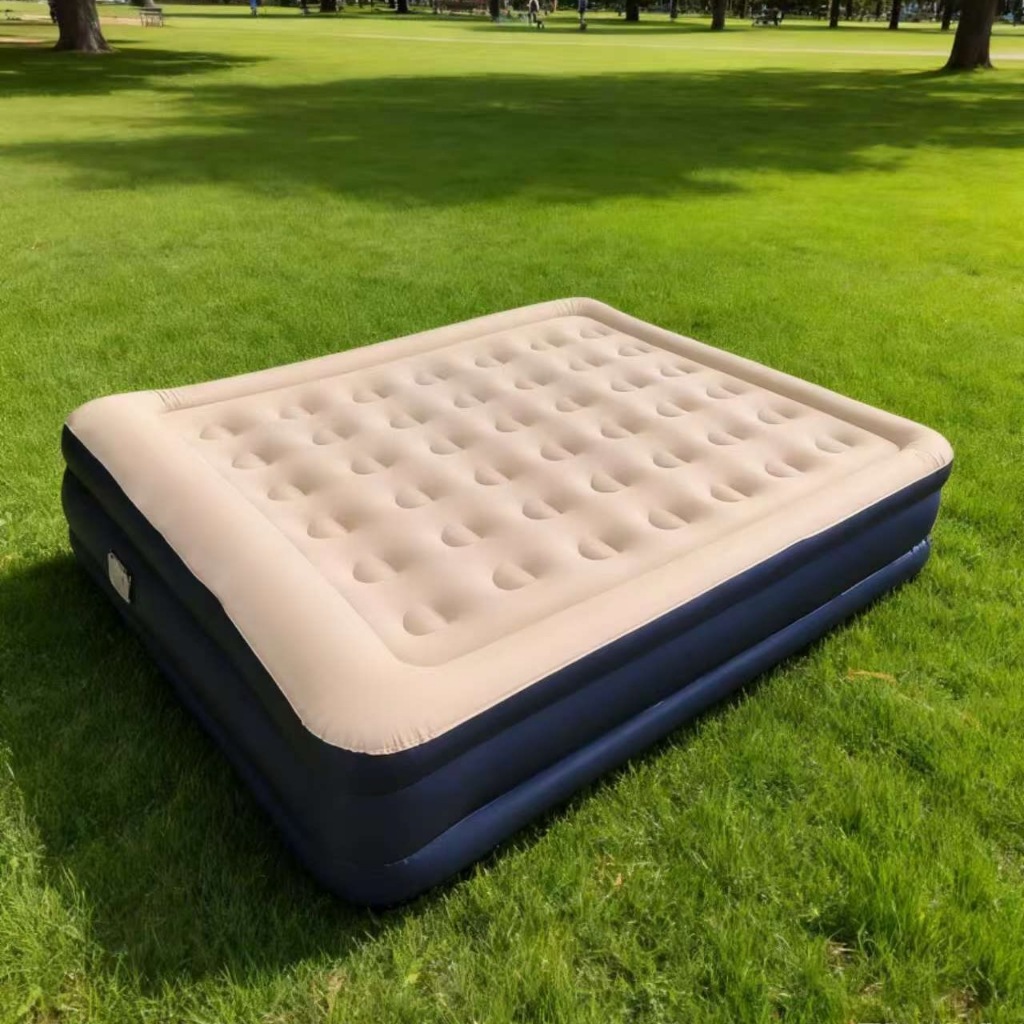 Cama De Ar Colchão Inflável Casal Com Bomba, Solteiro ALTO em Oferta na Shopee