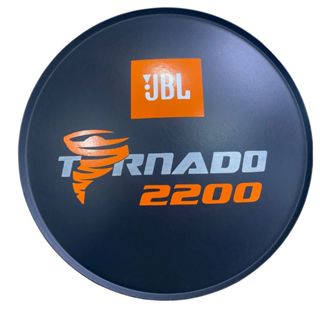 Protetor Calota Tapa Cone Tornado Logo 2200 laranja 168mm em Oferta na Shopee