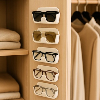 Suporte Parede Óculos de Sol Organizador Expositor Economia Espaço Sem Precisar Furar com Adesivo em Oferta na Shopee