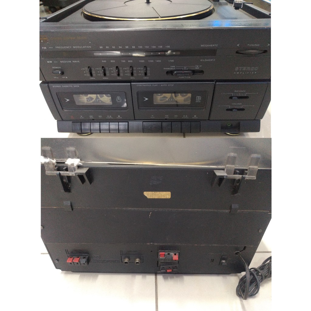 Sucata Defeito Radio Cce Ss-471 Antigo Tape Disco som sucata sem caixa