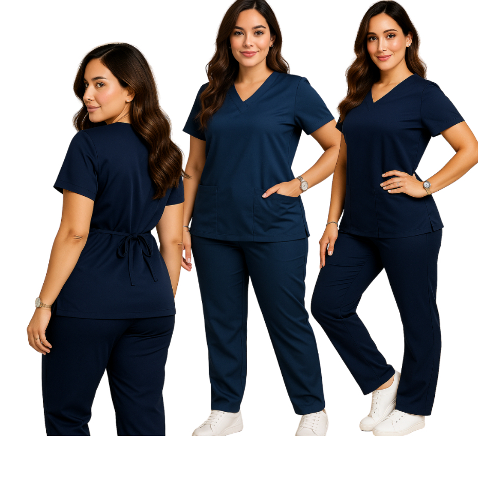 Pijama Cirurgico Scrub Roupa Privativa Uniforme Hospitalar Conjunto Pijama Cirúrgico - Unissex