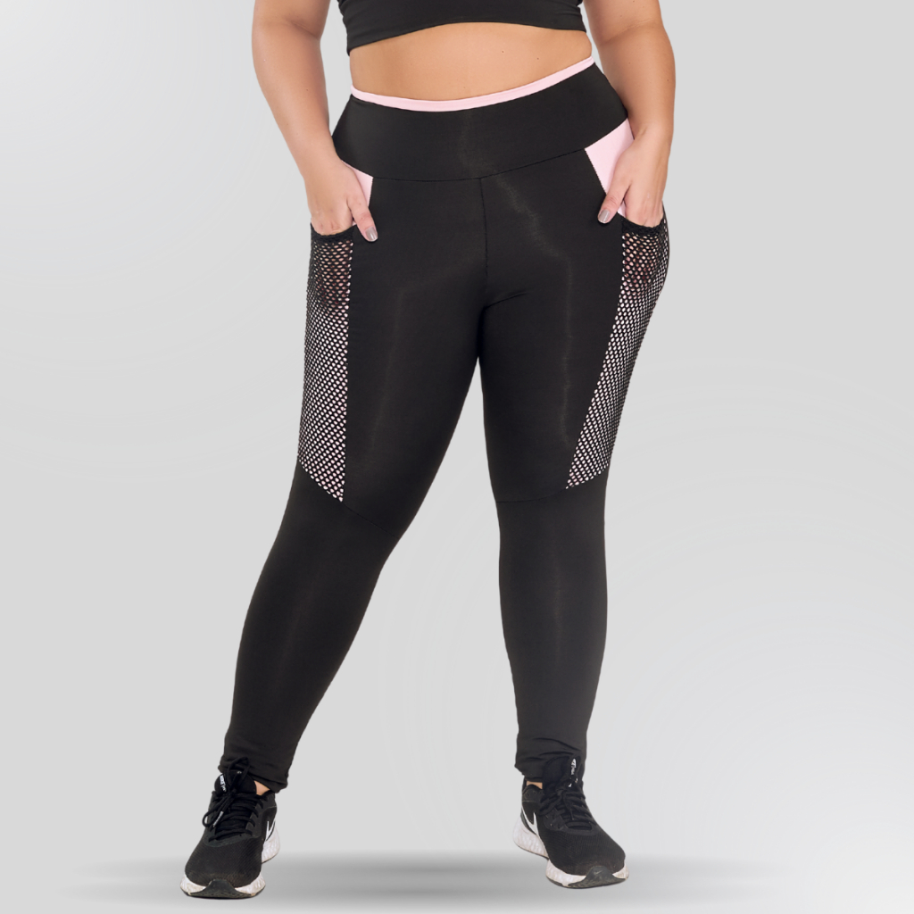 Calça Avulso Plus Size Legging De Academia Reforçada Grossa Básica
