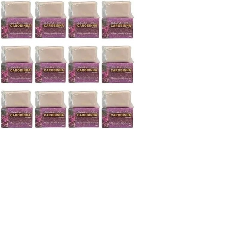 12x Sabonete em Barra de Carobinha 90g (cada) - Bionature