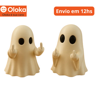 Fantasma Sarcástico Decoração Criativa em Oferta na Shopee