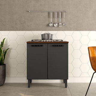 Balcão de Aço para Cooktop 2 Portas Estilo Bertolini em Oferta na Shopee