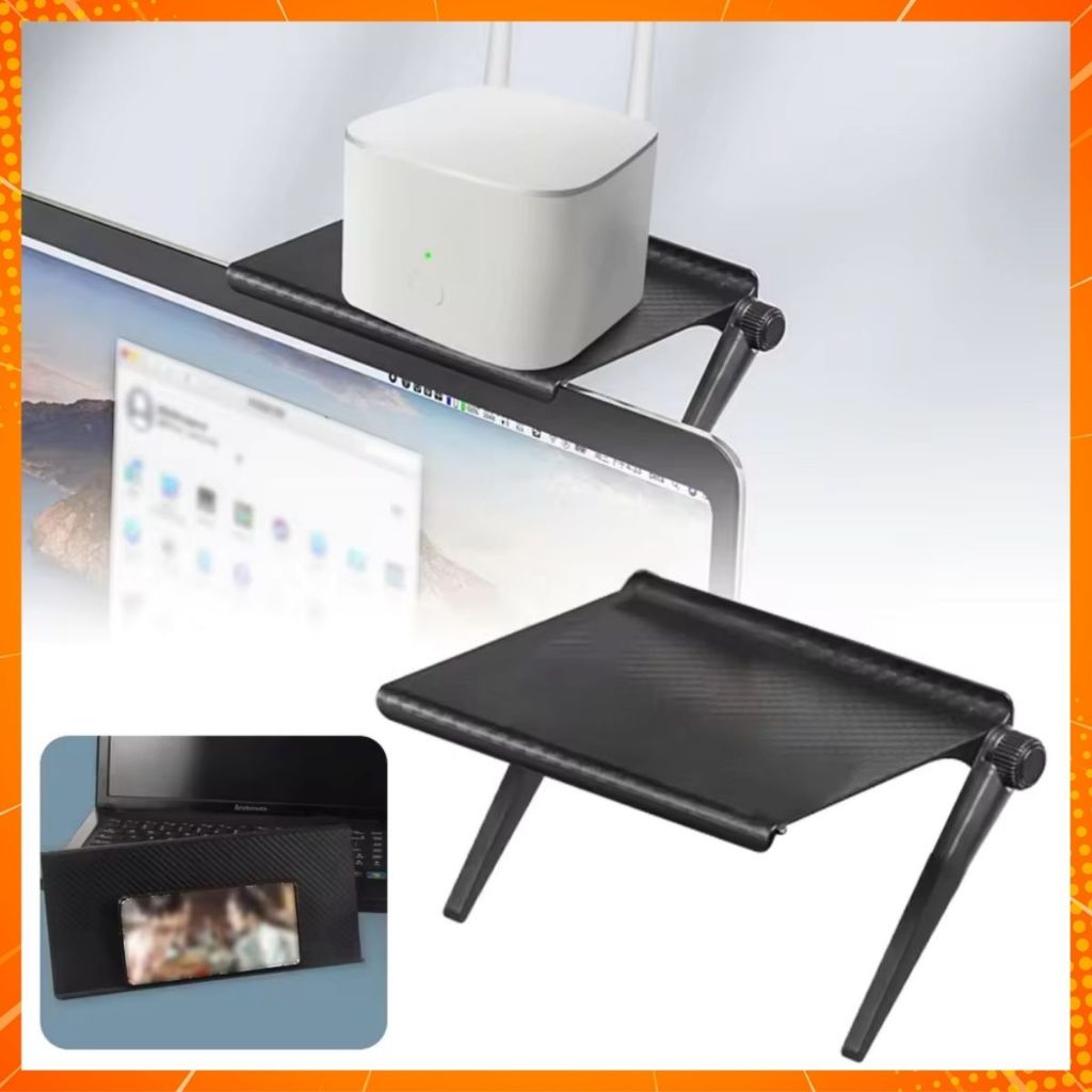 Suporte Prateleira para Roteador Modem Receptor DVD Conversor na TV Multiuso Porta Celular Mesa
