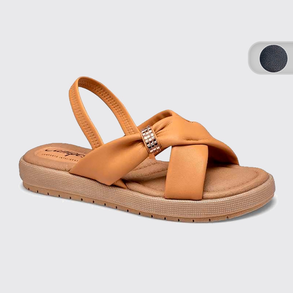 Sandalia Feminina Flatform Rives Campesi CP181 em Oferta na Shopee