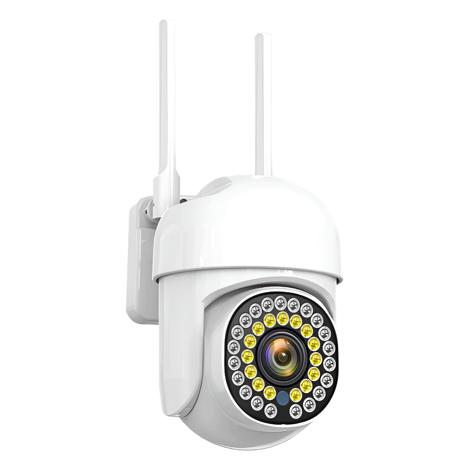 Câmera De Segurança a Prova de água Lente Dupla APP ICSEE IP66 Camera IP WiFi 360 Casa Resistente