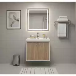 Gabinete para Banheiro 50cm MDF com Cuba