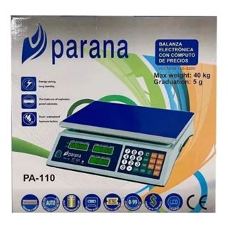 Balança Paraná Eletrônica Comercial Digital 40 kg Bivolts 110v/220v em Oferta na Shopee