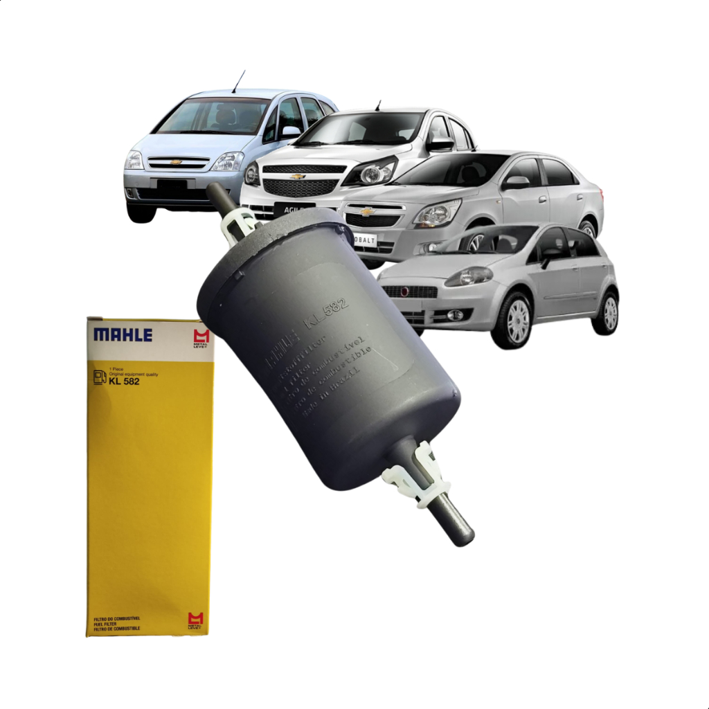 Filtro de combustível Malhe KL582 Agile Astra Blazer Celta Classic Cobalt Corsa Classic em Oferta na Shopee