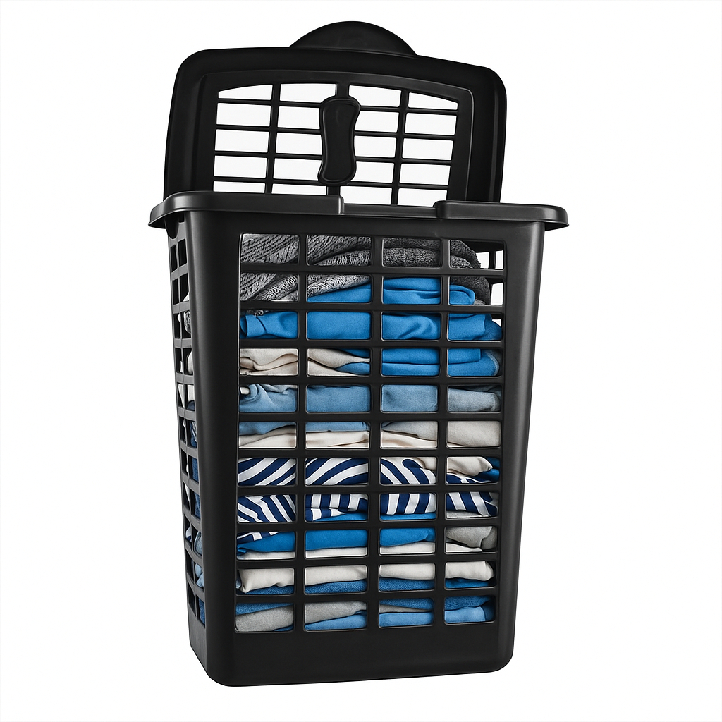 Cesto de Roupa Telado 28L com Tampa M– Organização Práticidade