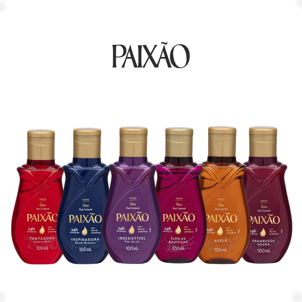 Kit 2 Óleo Corporal Paixão 100ml cada