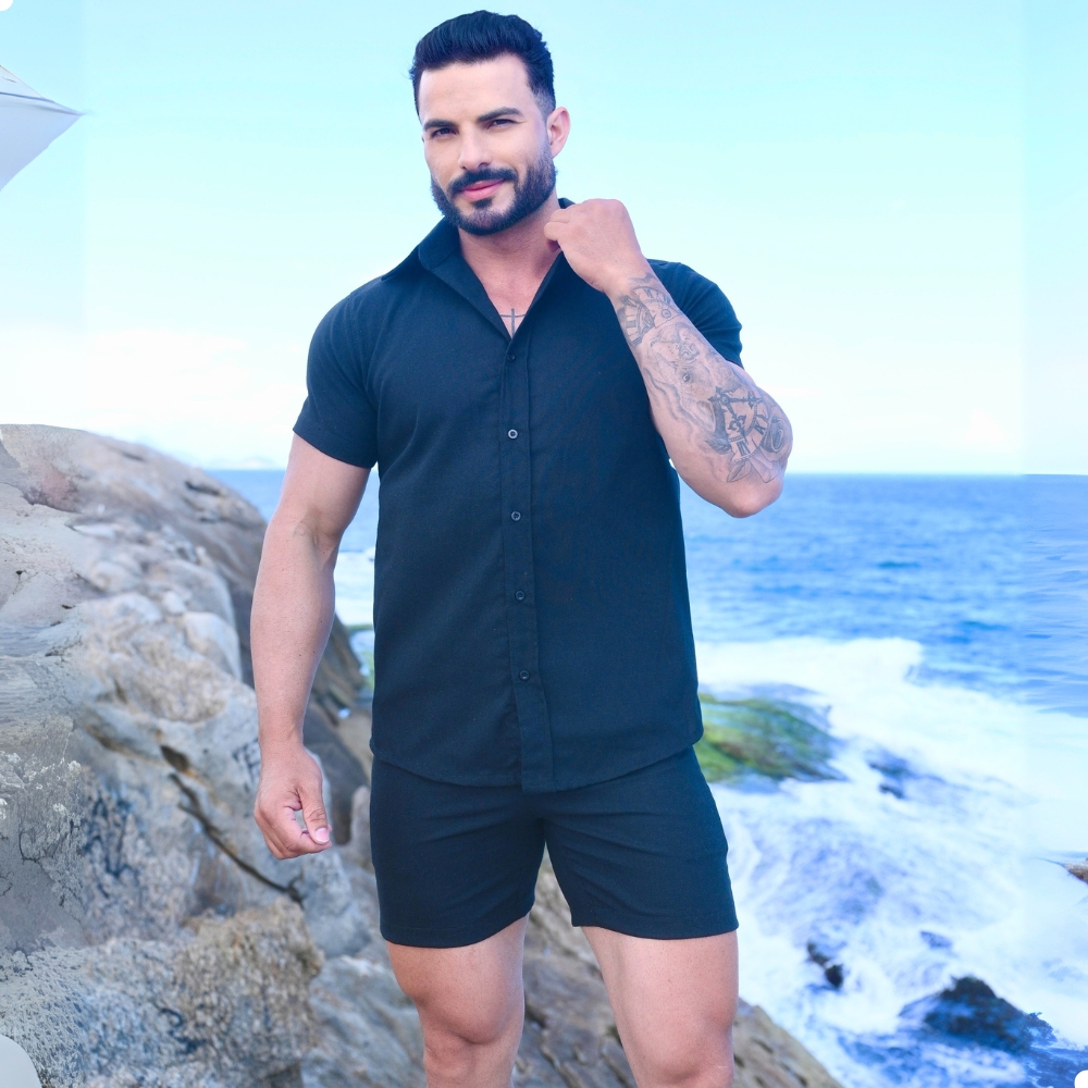 O que é Conjunto Praia Masculino Linho? Guia e Onde Comprar | BuscaProdutos