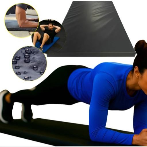 Colchonete  90x40x3 cm P/ Academia Espuma Macia Impermeável Compacto Mat Yoga Pilates Casa De Repouso em Oferta na Shopee