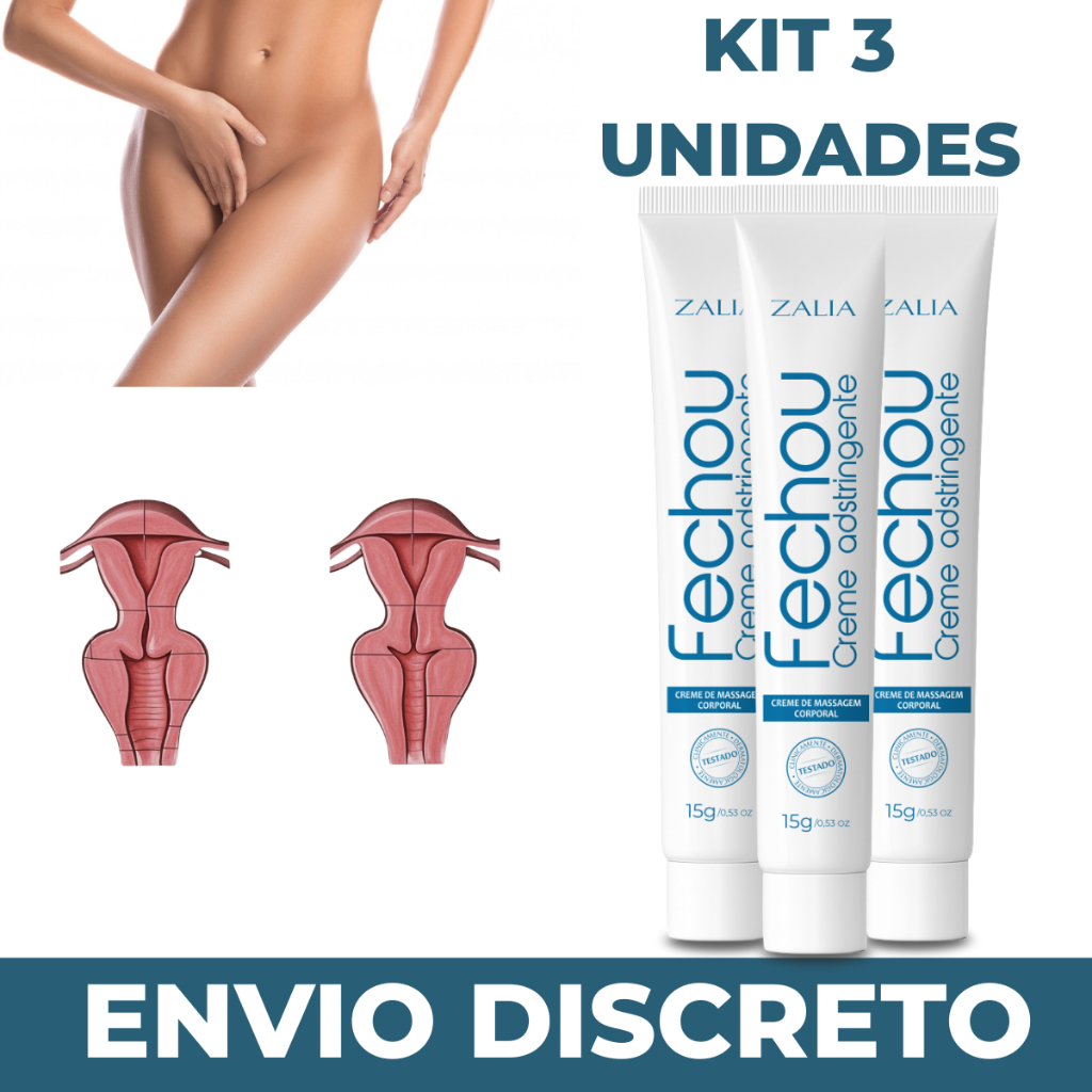 Kit 3 Cremes Adstringente Vaginal-Mais Fechadinha/Virgem Novamente/Sensação de Estreitamento- Fechou em Oferta na Shopee