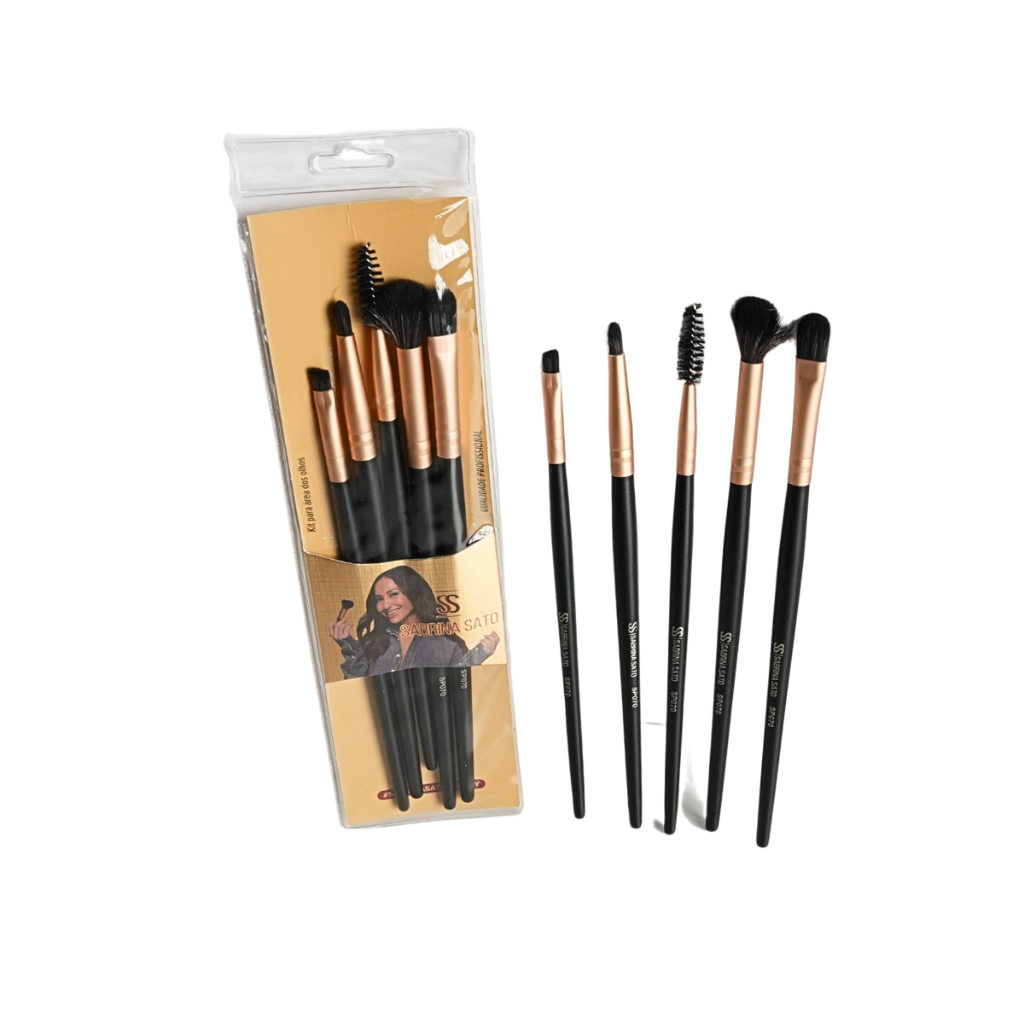 12 Kit's | Kit de Pincéis para Maquiagem Sabrina Sato SP070 – 7 Peças cada Kit