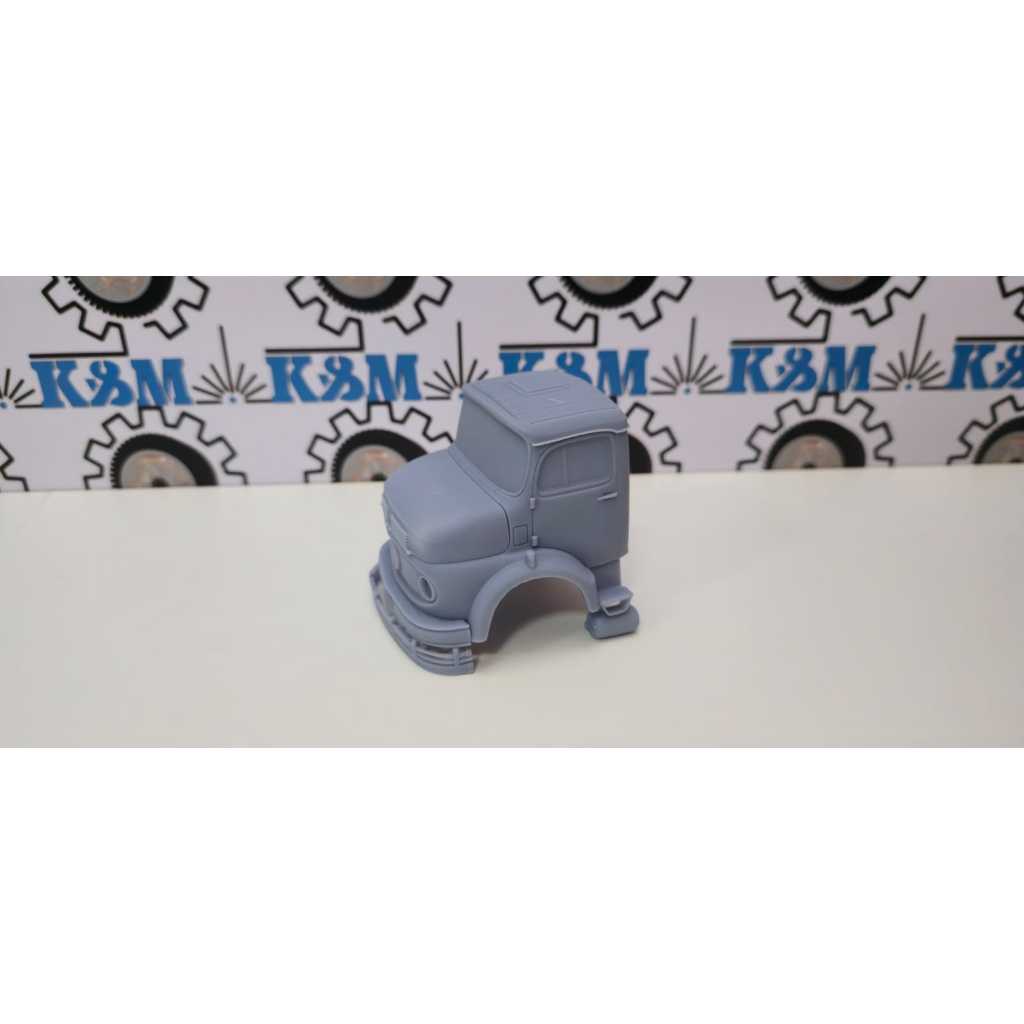 Miniatura Cabine Caminhão Em Resina 1113 Muriçoca 1/32 Grey — imagem 2 de 2