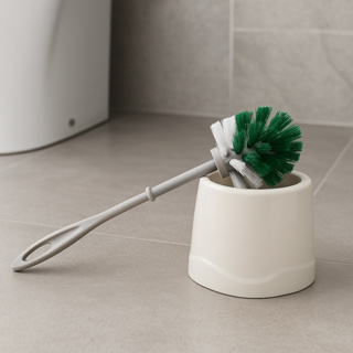 Escova Sanitária com Suporte Grande – Limpeza de Vaso Sanitário (WC) Prática e Higiênica em Oferta na Shopee