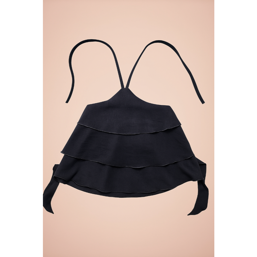 Blusa Infantil e Juvenil para Meninas e Adolescentes Blusa com Detalhe de Babado Babados no Tecido Duna (Binf521)