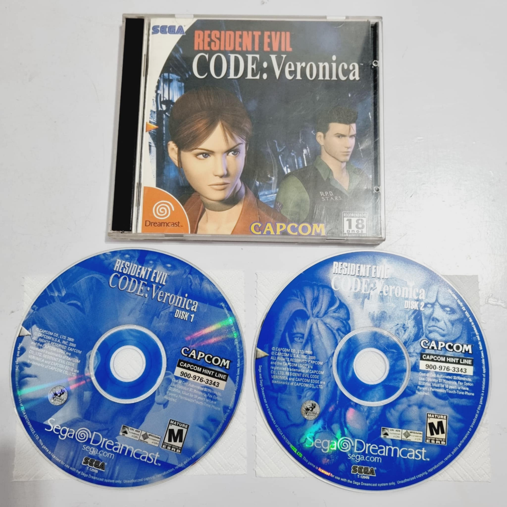 Dreamcast- Resident Evil, Code: Veronica (Tectoy- original)