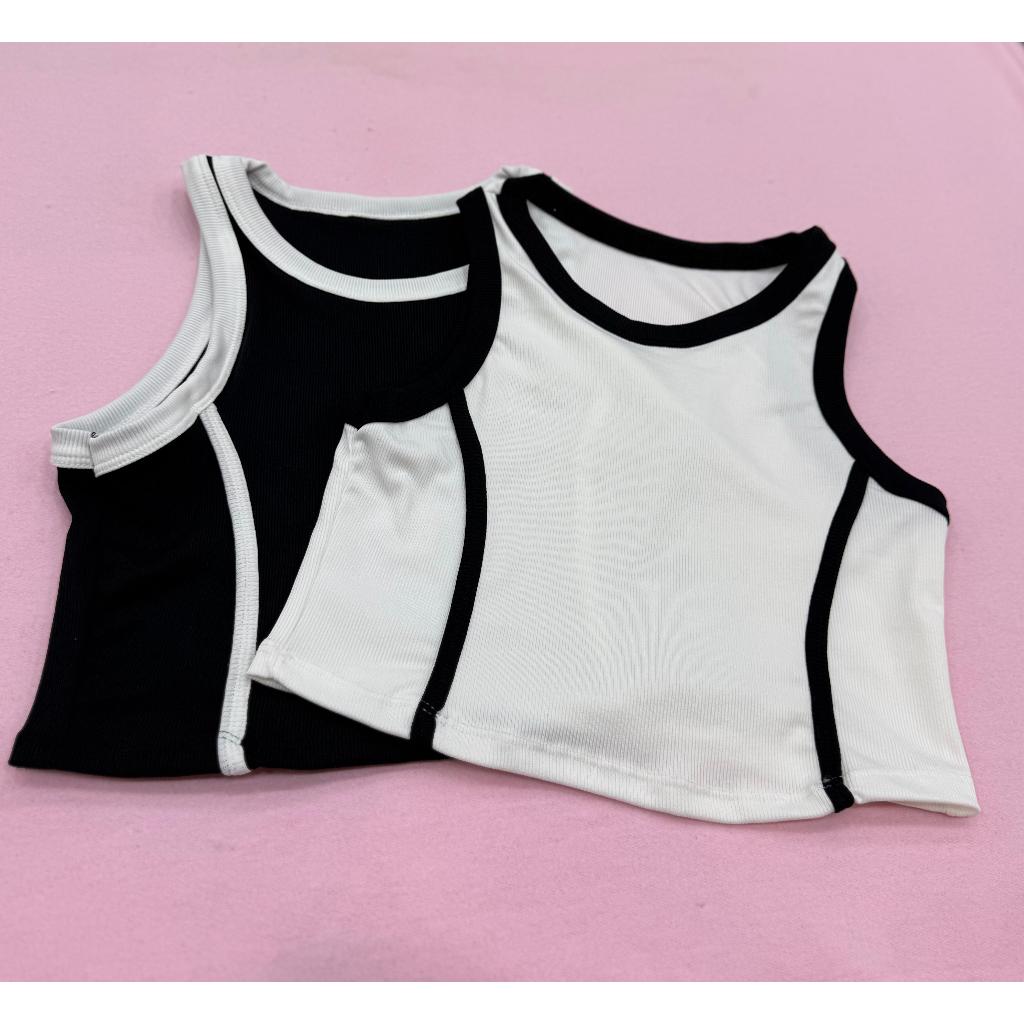 Kit 2 Blusas Feminina Regata Decote Quadrado Reto Suplex Verão Basica Lisa Moda Elegante Tendencia Bolgueira