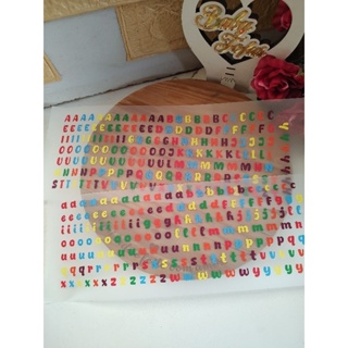 Alfabeto termocolante para tecidos altura 1 centímetros aplicar com o ferro de passar. em Oferta na Shopee