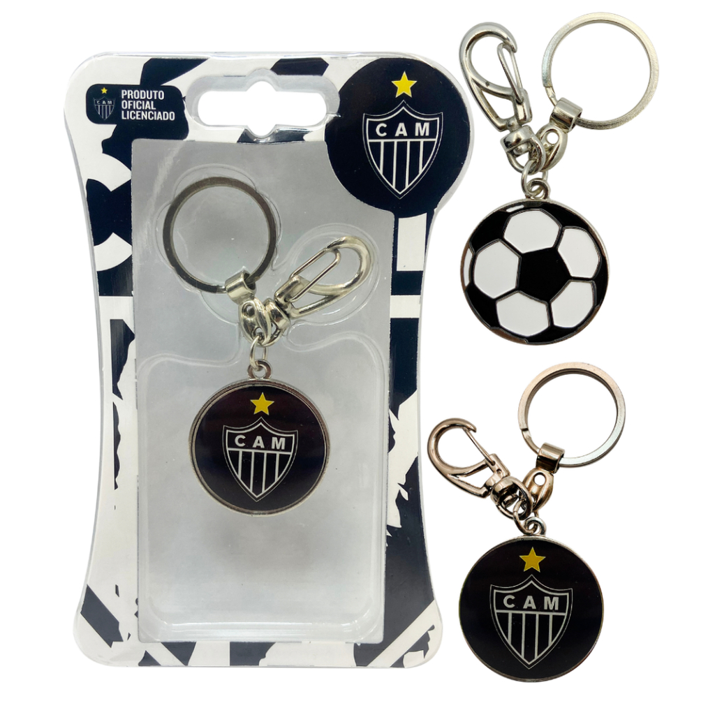 Chaveiro Atlético Mg Oficial Times Escudo Galo Coleção