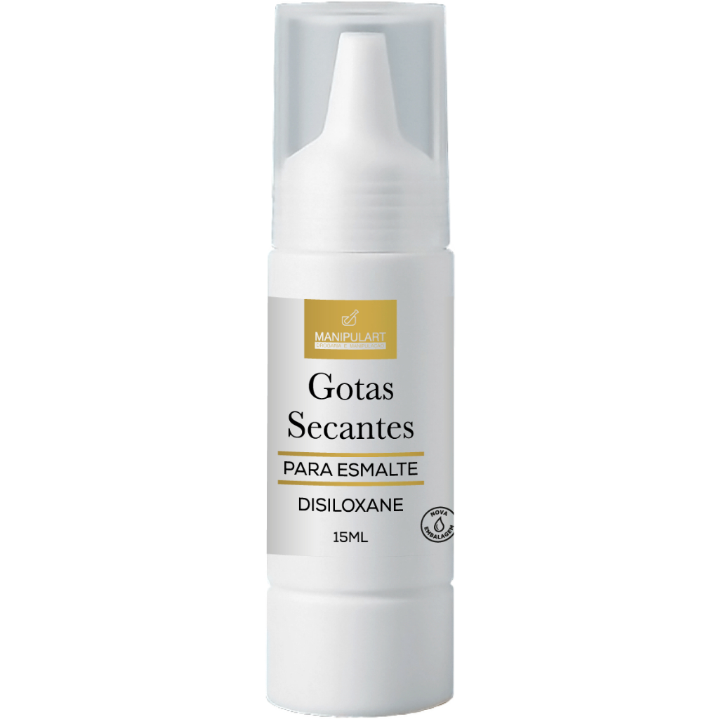 Disiloxane Secante de Esmalte Instantâneo em Gotas - 15ml para Unha